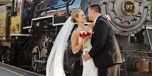 Wedding All Aboard 500x250 - Essex Steam Train & Riverboat - Essex, CT
