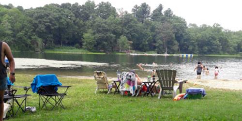 Beach at Mount Tom State Park - Washington Depot, CT - Photo Credit Mark Culp