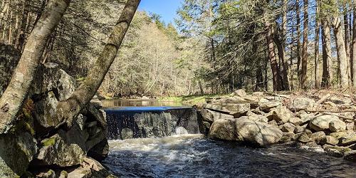 River Falls at Mashamoquet Brook State Park - Pomfret Center, CT - Photo Credit Stuart Constantine