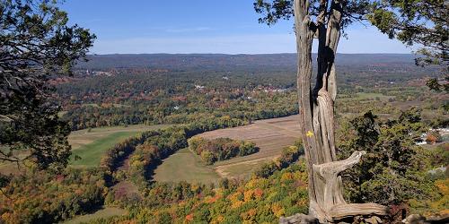 Fall Views - Talcott Mountain State Park - Simsbury, CT - Photo Credit Jingping Wang