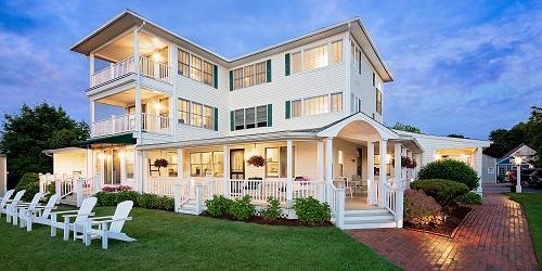 Inn at Harbor Hill Summer Evening View - Distinctive Inns of New England