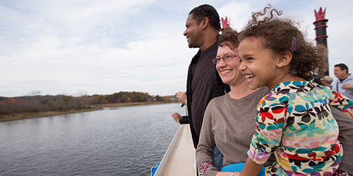 Riverbank Family 500x250 - Essex Steam Train & Riverboat - Essex, CT