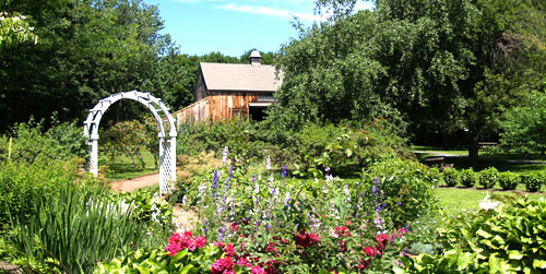 Colonial Revival Garden at Webb-Deane-Stevens Museum - Wethersfield, CT