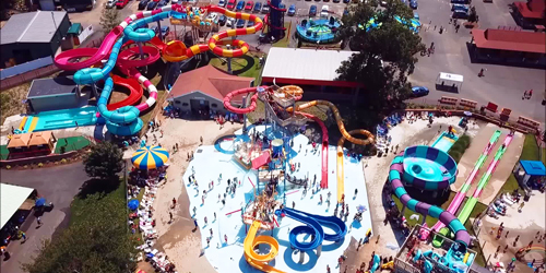 Aerial View - “Splash Away Bay at Quassy’s Amusement Park - Middlebury, CT