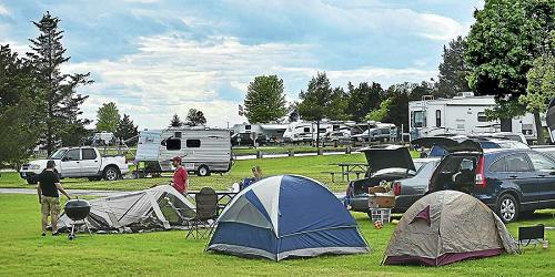 Campground - Hamonnasset Beach State Park - Madison, CT