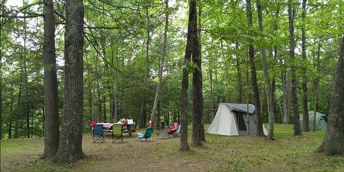 Campsite - Kettletown State Park - Southbury, CT - Photo Credit P. Rojas