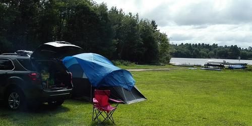 Campsite - Pachaug State Forest (Chapman & Green Falls areas) - Voluntown, CT - Photo Credit Yeis Useda