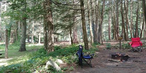 Campsite at Housatonic Meadows State Park - Sharon, CT - Photo Credit Albert Caraballo