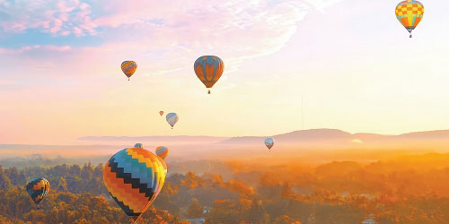 CT Guided Adventures Hot Air Balloons - Photo Credit State of CT Tourism