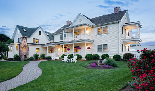 Spring Evening View - The Inn at Harbor Hill Marina - Niantic, CT