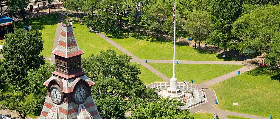 Summer on the New Haven Green - New Haven, CT - Photo Credit CT Tourism
