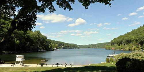 Beach at Lake Waramaug State Park - Kent, CT - Photo Credit H. John Voorhees & Hearst CT Media